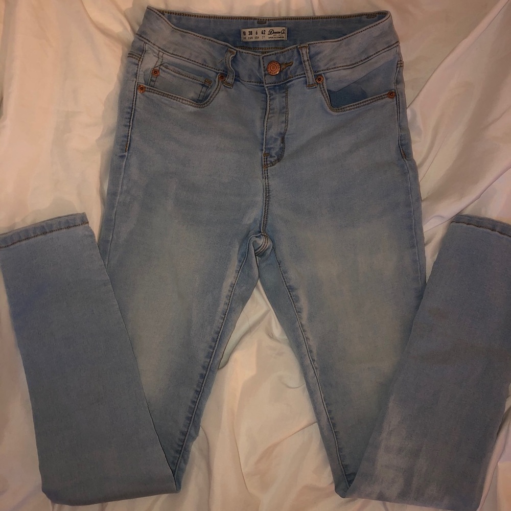 Light Blue Denim Skinny Jeans